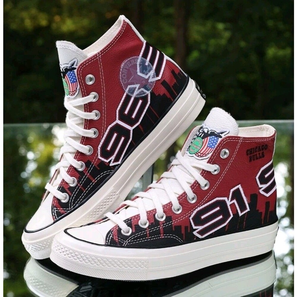 Converse Chuck 70 Hi x Chinatown Bulls Championship Sneakers Size 11 171243C